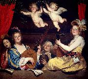 Gerrit van Honthorst The Concert oil painting